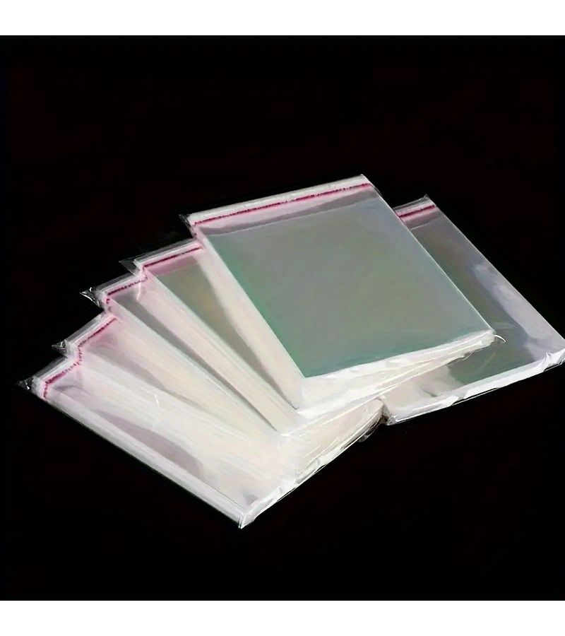 100pcs Thickened Self Sealing OPP Plastic Bags Transparent for Jewelry Packaging 1.97x3.54 Inch - Image 3