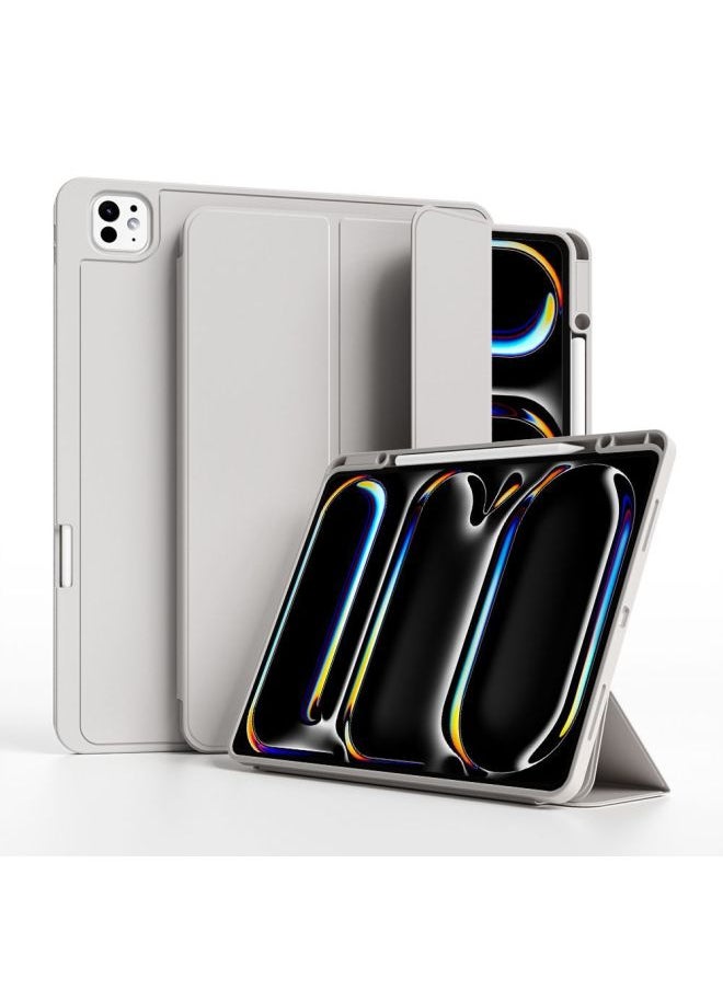 For Huawei Matepad11 Flat Protective Cover Air11.5S Tri-fold Pro11 Soft Case With Pen Slot 24-Color:Haze ]-Applicable Model:Pro7-13 Inch (M4)  (right Pen Slot)  - Image 1