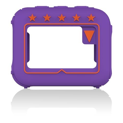 JCHPINE Silicone Cover and Hard Travel Case for JBL Go 4 Ultra Portable Bluetooth Speaker, Accessories for JBL Go 4 Pro Sound Bluetooth Speaker Stand Up Holder (Purple Case) - Image 4