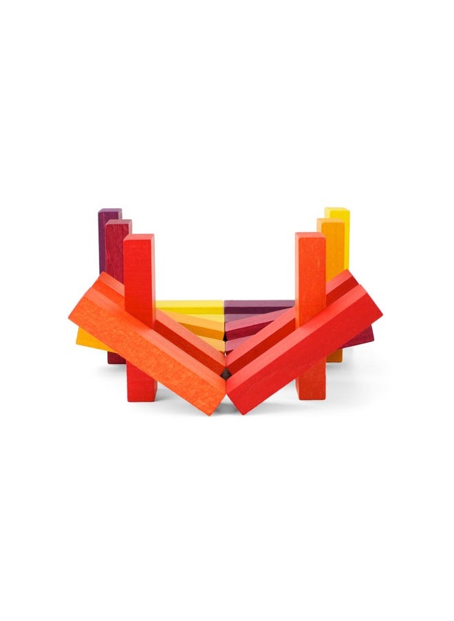 PLAYABLE ART PLAYABLE ART Coaster Cube - a Fun and Functional Work of Art, Sun  - Image 3