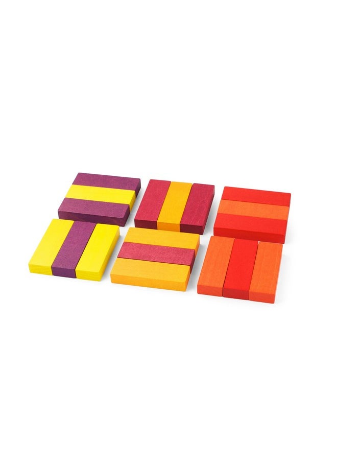 PLAYABLE ART PLAYABLE ART Coaster Cube - a Fun and Functional Work of Art, Sun  - Image 2