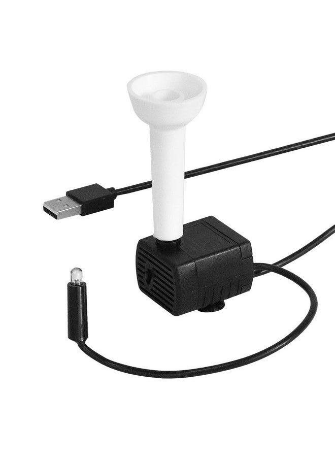 furrybaby Pet Water Fountain Replacement Pump And Light Set (For Square Water Fountain)  - Image 1