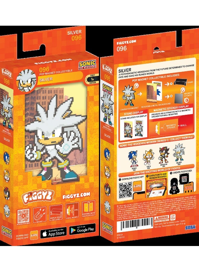 FIGGYZ Sonic The Hedgehog (Modern) Silver #96 - Image 1