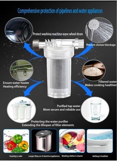 TAYRAN Faucet filter spray water filter front faucet extender ceramic/activated carbon core kitchen gadget grey large  - Image 2