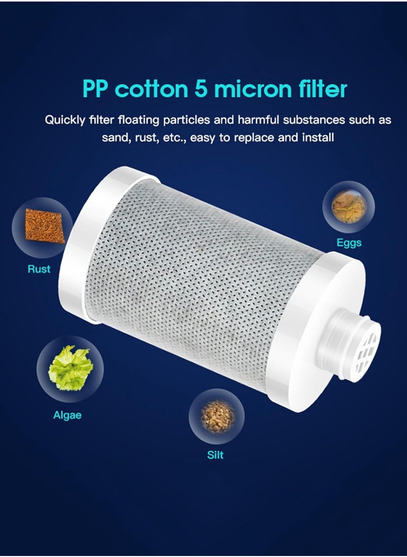 TAYRAN Faucet filter spray water filter front faucet extender ceramic/activated carbon core kitchen gadget grey large  - Image 3