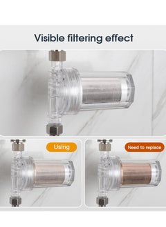 TAYRAN Faucet filter spray water filter front faucet extender ceramic/activated carbon core kitchen gadget grey large  - Image 5