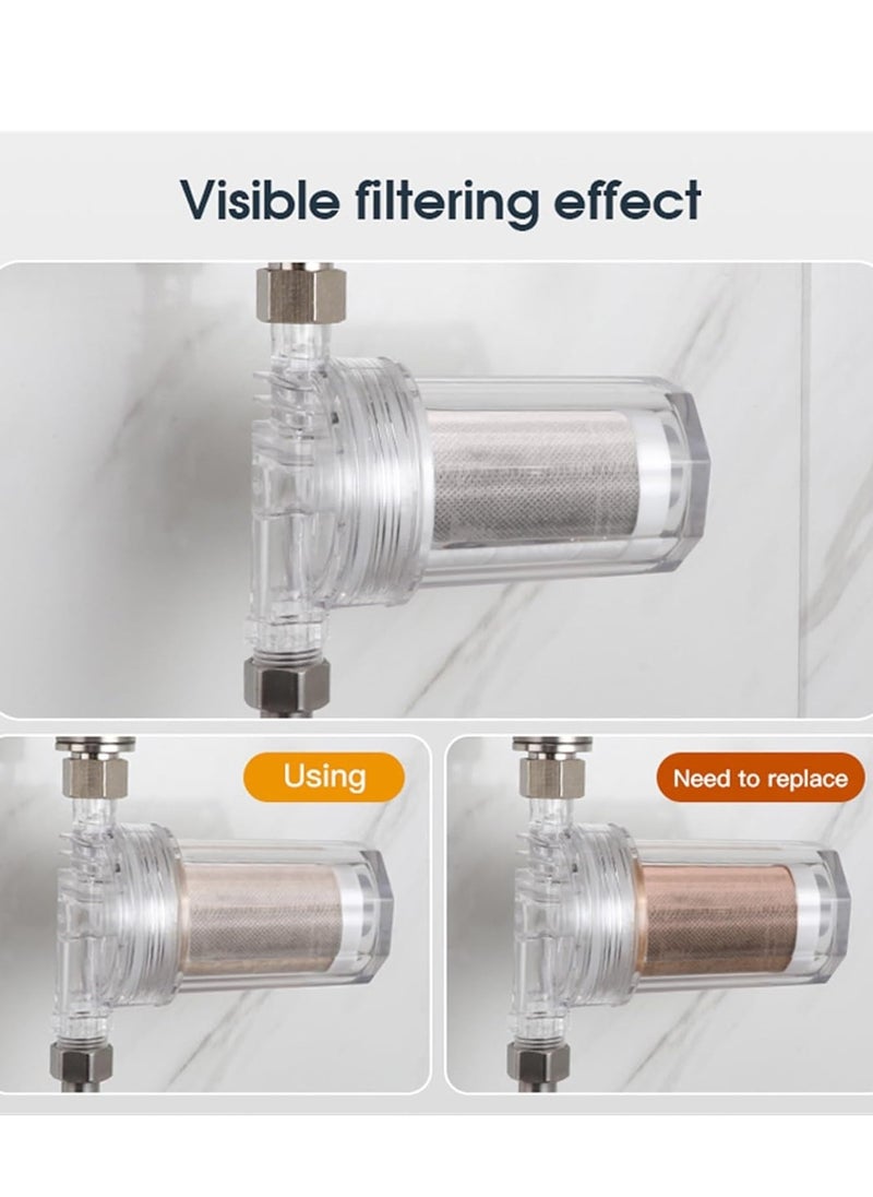 TAYRAN Faucet filter spray water filter front faucet extender ceramic/activated carbon core kitchen gadget grey large  - Image 5