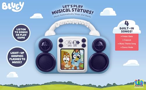 eKids Bluey Toy Music Player, Toy for Toddlers with Built-in Music, for Fans of Bluey Toys for Boys and Girls - Image 2