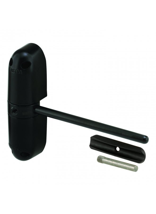 Prime-Line KC16HD Safety Spring Door Closer Easy to Install to Convert Hinged Doors to Self-Closing Diecast Construction, 4-1/4 In. Black, Non-Handed (Single Pack)