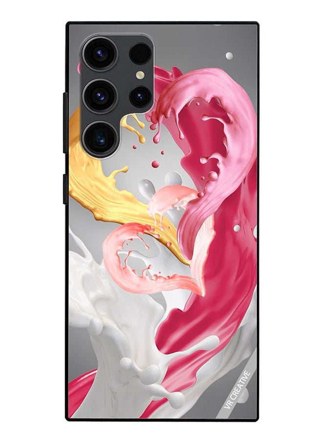 VR CREATIVE Protective Case Cover For Samsung Galaxy S23 Ultra 5G Couple Design Multicolour - Image 1