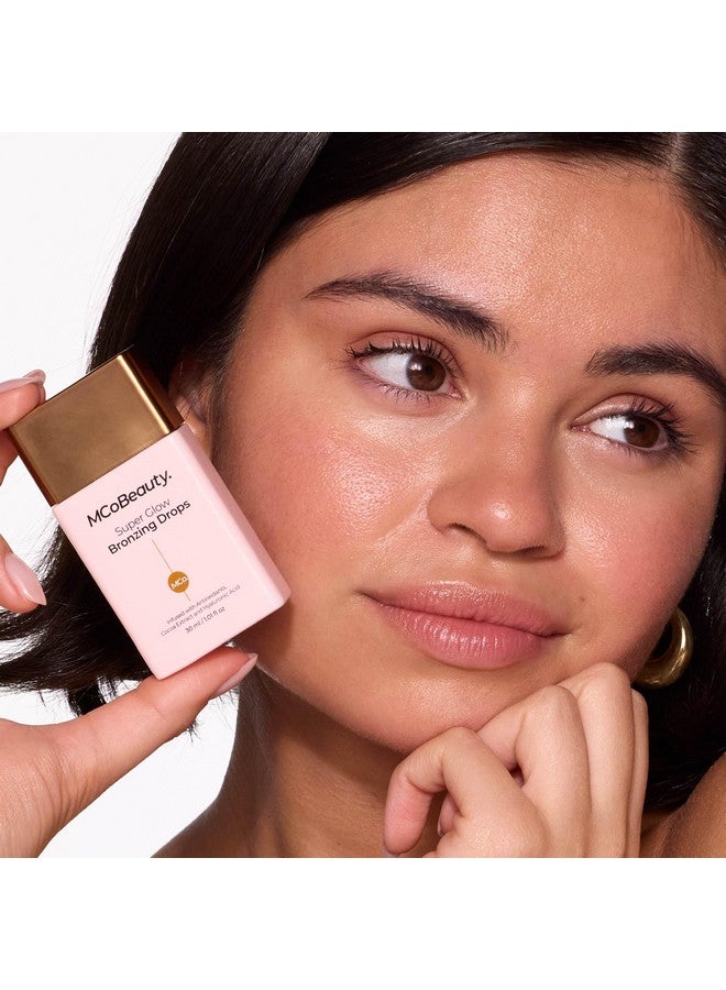 أم سي أو بيوتي قطرات برونزية فائقة اللمعان من MCoBeauty، توهج مشمس لإشراقة مرطبة، مستحضرات تجميل نباتية وخالية من القسوة - Image 4