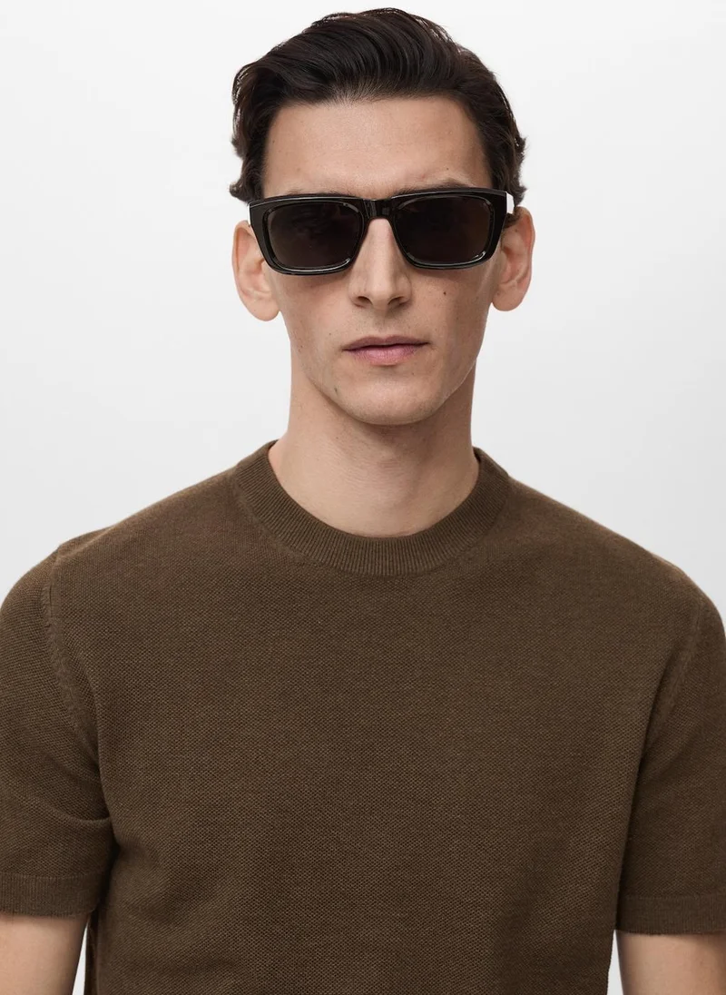 Mango Man Essential Crew Neck T-Shirt