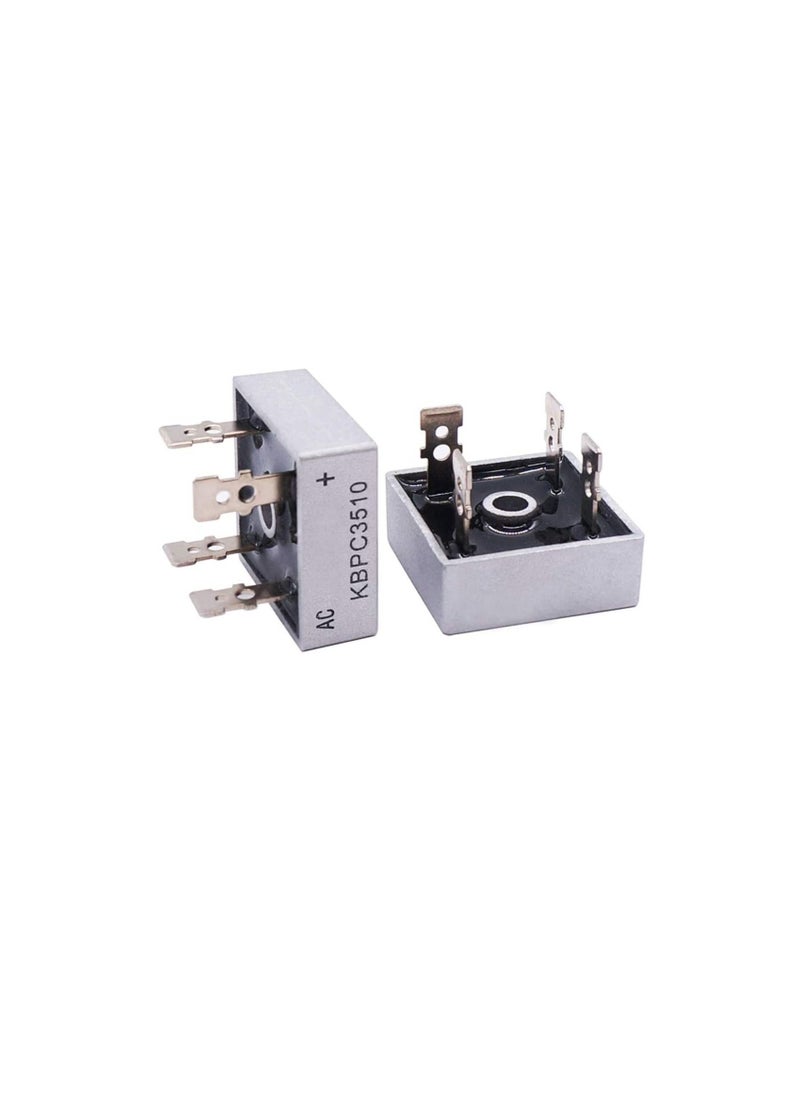 Generic KBPC3510 Single Phase Bridge Rectifier Diode 35A 1000V High-power Metal Case Silicon Diode Bridge Rectifiers (Pack of 2)  - Image 3