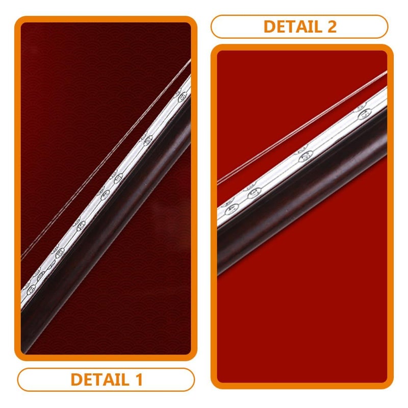 3 Red Black Erhu Fretboard Decals Sticker Practice Scale Tuning Aid - Image 5