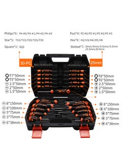 KSEIBI Screwdriver and Bit Set 52-Pc, Chrome Vanadium, For General Household Repairs, Various Maintenance, Repair, Assembly, and DIY Tasks Across Multiple Industries and Applications.  - Image 2