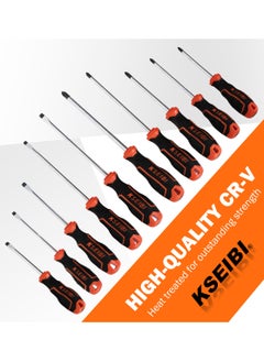 KSEIBI Screwdriver and Bit Set 52-Pc, Chrome Vanadium, For General Household Repairs, Various Maintenance, Repair, Assembly, and DIY Tasks Across Multiple Industries and Applications.  - Image 4