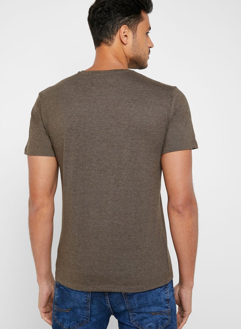 Reserved Bear Face Print Crew Neck T-Shirt - Image 2
