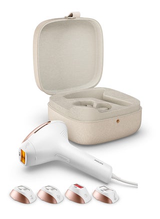 Lumea 9000 Series Ipl Hair Removal Device Smartskin Sensor Clinically Proven Performance, 4 Attachments Rose Gold/White - view 2