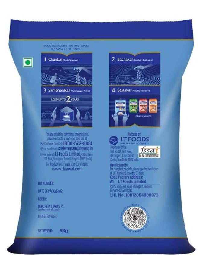 Daawat Basmati Rice, 5 Kg - Pack May Vary - Image 3