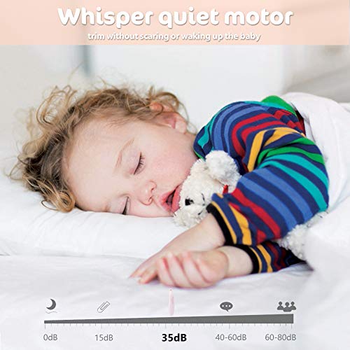 Consevisen مقص أظافر كهربائي للأطفال، مجموعة أدوات العناية بالأظافر 20 في 1 آمنة للأطفال الرضع والأطفال الصغار والكبار، للعناية بأظافر اليدين والقدمين، مع ضوء LED ورؤوس طحن - Image 4