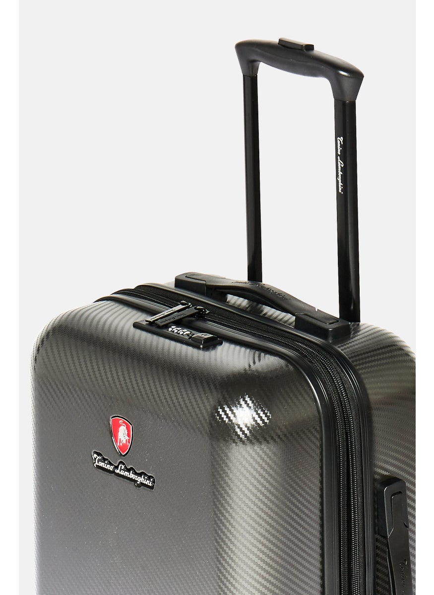 Tonino Lamborghini 21, 1 Inch Expandable Hardshell Brand Logo Cabin Spinner Luggage, Black  - Image 4
