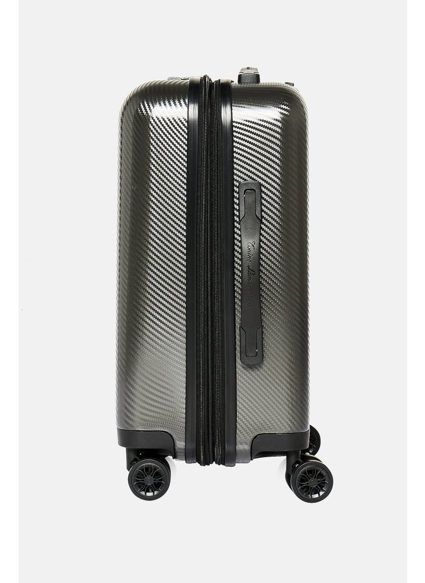 Tonino Lamborghini 21, 1 Inch Expandable Hardshell Brand Logo Cabin Spinner Luggage, Black  - Image 3