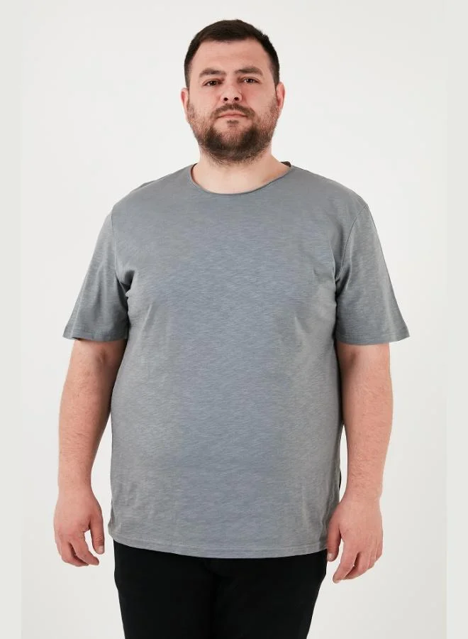 Buratti Cotton Regular Fit Plus Size T-Shirt Men's T-SHIRT 59020001B