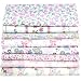 Aubliss 8pcs Fat Quarter Fabric Bundles 100 Cotton 20 x 20 Quilting Cotton Craft Fabric PreCut Squares Sheets for Patchwork Sewing Quilting Crafting Pink - Image 2
