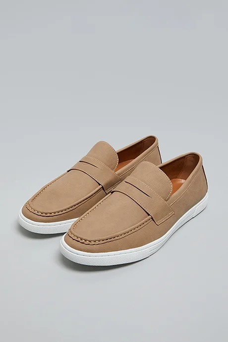 R&B Textured Loafers