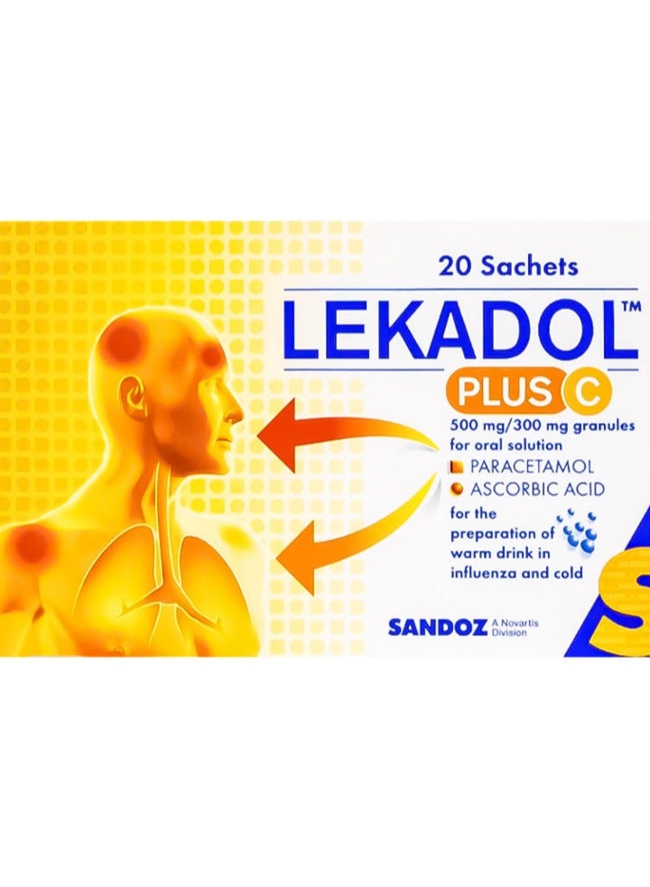 Sandoz Lekadol Plus C Sachets 20's - Image 4
