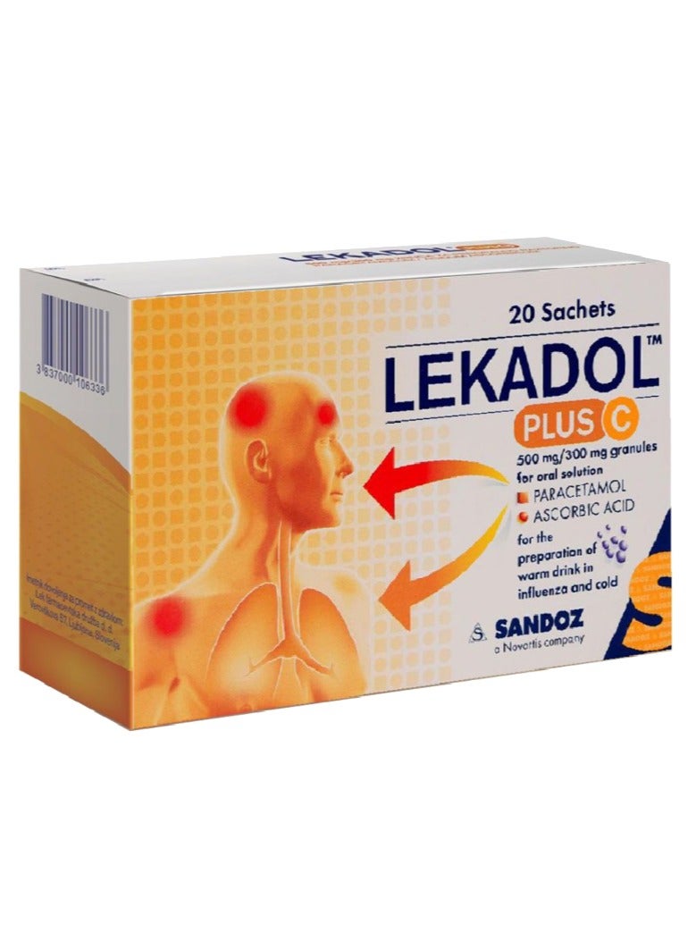Sandoz Lekadol Plus C Sachets 20's - Image 1
