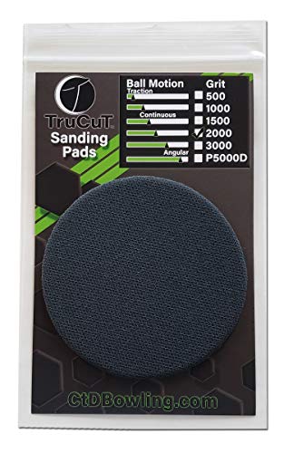 Creating the Difference TruCut Sanding Pads | Made Specifically for Bowling Balls | Resurfacing – Surface Management (2000 Grit, 5 inch) - Image 1