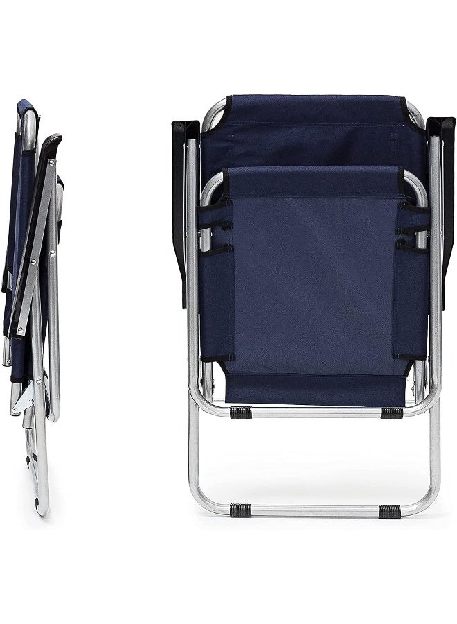 GO2CAMPS Foldable Camping Chair with Hand Rest, Heavy Quality  | Outdoor Chair as Fishing Chair or Festival Picnic Chair and Beach Chair | Lightweight and Durable for Outdoor Activities - Image 4