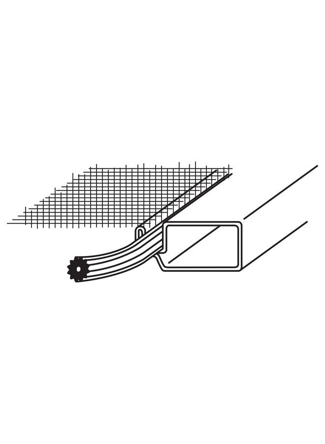Prime-Line PL 7812 Aluminum Screen Frame Kit, 5/16 inch x 3/4 inch x 36 inch, White, Set of 1 - Image 4