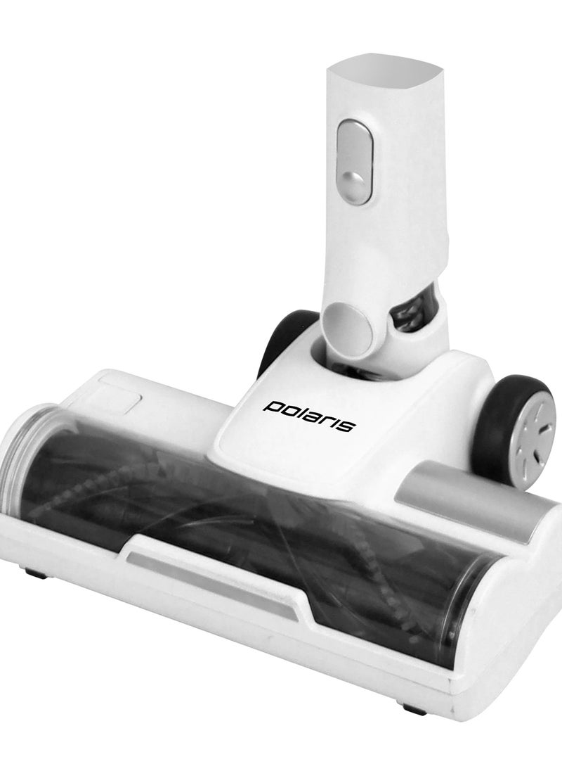 Polaris - Cordless vertical washing vacuum cleaner 7 in 1 is suitable for dry and wet cleaning. Packaging includes an additional pipe, an additional electric brush, a mini turbo brush, a 2-in-1 nozzle, a crevice nozzle, a flexible hose, an animal brush nozzle, a roller cleaning brush, a water container cleaning brush, an additional battery, an additional battery adapter. Removable motor part and an additional brush and pipe, allows the vacuum cleaner to turn into an independent cordless vertical vacuum cleaner that can be used for everyday dry cleaning.  Suction power – 170 AW - Image 1