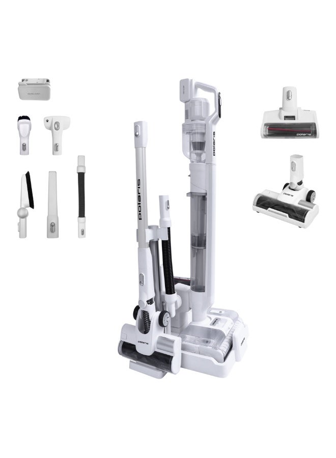 Polaris Polaris PVCW 8090 AS Cordless Wet & Dry Vacuum | 7-in-1 | 500W, 170 aW | Up to 60 min | Dual Tanks 0.65L/0.6L + 0.2L Dust Bin | Self-Cleaning Floor Stand | Walk-By-Itself Brush | LED Display - Image 1