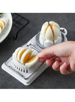 QUALITY Household Multifunctional Egg Cutter, Egg Slicer For Hard Boiled Eggs, 2 In 1 Egg Chopper  - Image 5