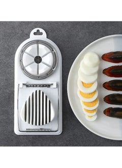 QUALITY Household Multifunctional Egg Cutter, Egg Slicer For Hard Boiled Eggs, 2 In 1 Egg Chopper  - Image 4
