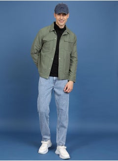Ketch Collared Tailored Jacket with Pockets by Styli  - Image 4