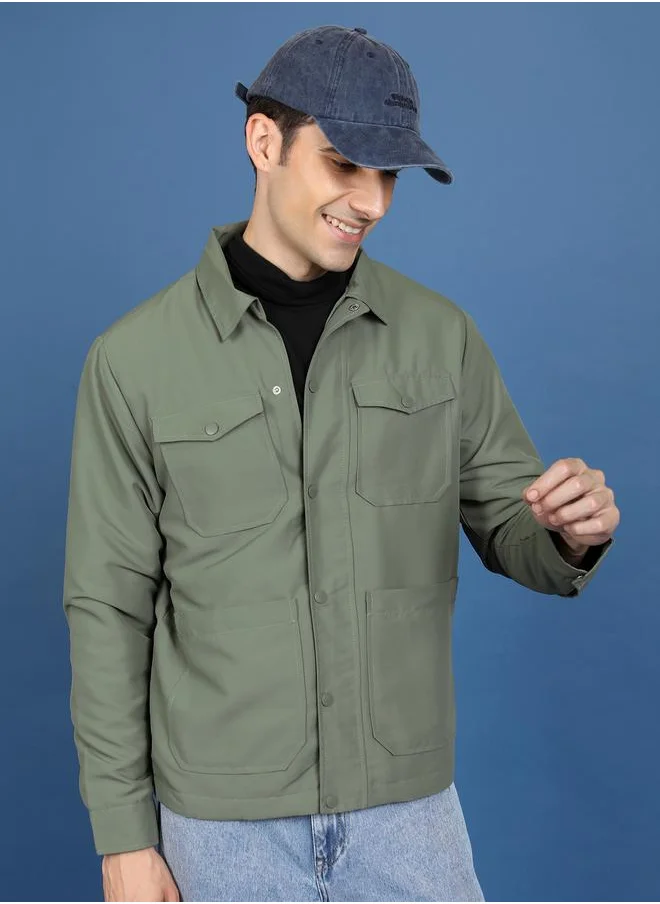 Ketch Collared Tailored Jacket with Pockets