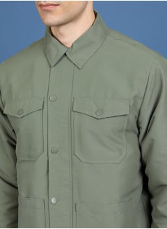 Ketch Collared Tailored Jacket with Pockets by Styli  - Image 2