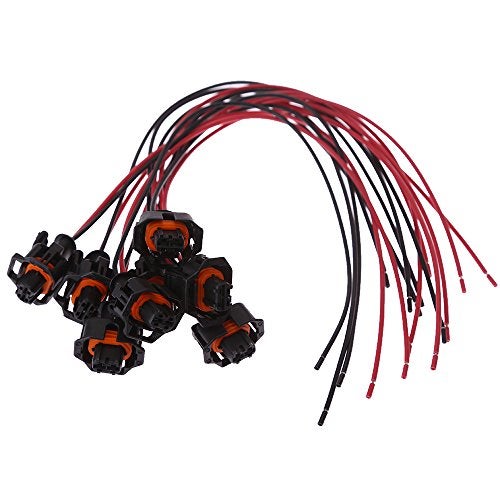 Saihisday Fuel Injector Connector Harness Plug For 6.6L Duramax LLY, LBZ (Pack of 8) - Image 4