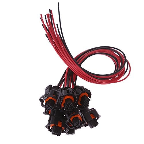 Saihisday Fuel Injector Connector Harness Plug For 6.6L Duramax LLY, LBZ (Pack of 8) - Image 3