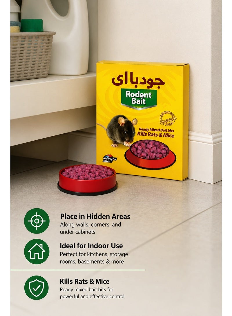 Ready-Mixed Rodent Bait Bits for Rats & Mice, Indoor Pest Control Bait for Kitchens, Storage Rooms, Garages, Basements and Hidden Areas - Image 3