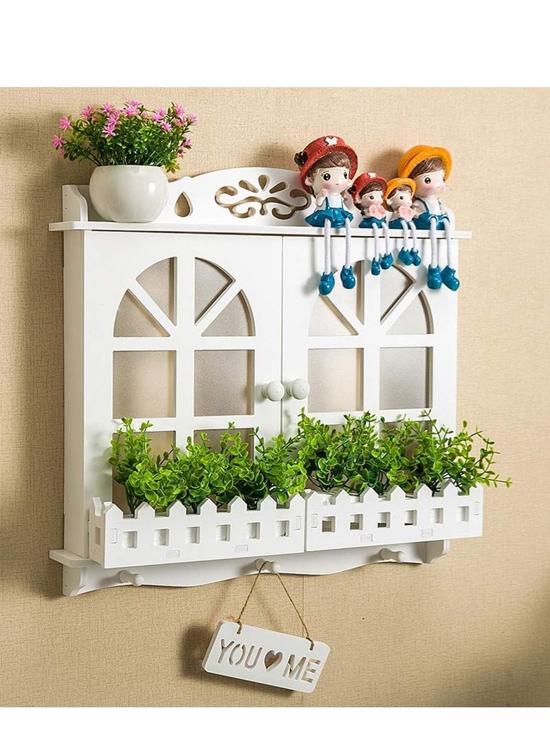 Generic FFD White Floating Wall Shelves Wall Mounted Shelf for Living Room, Bedroom, Office, Kitchen  - Image 3