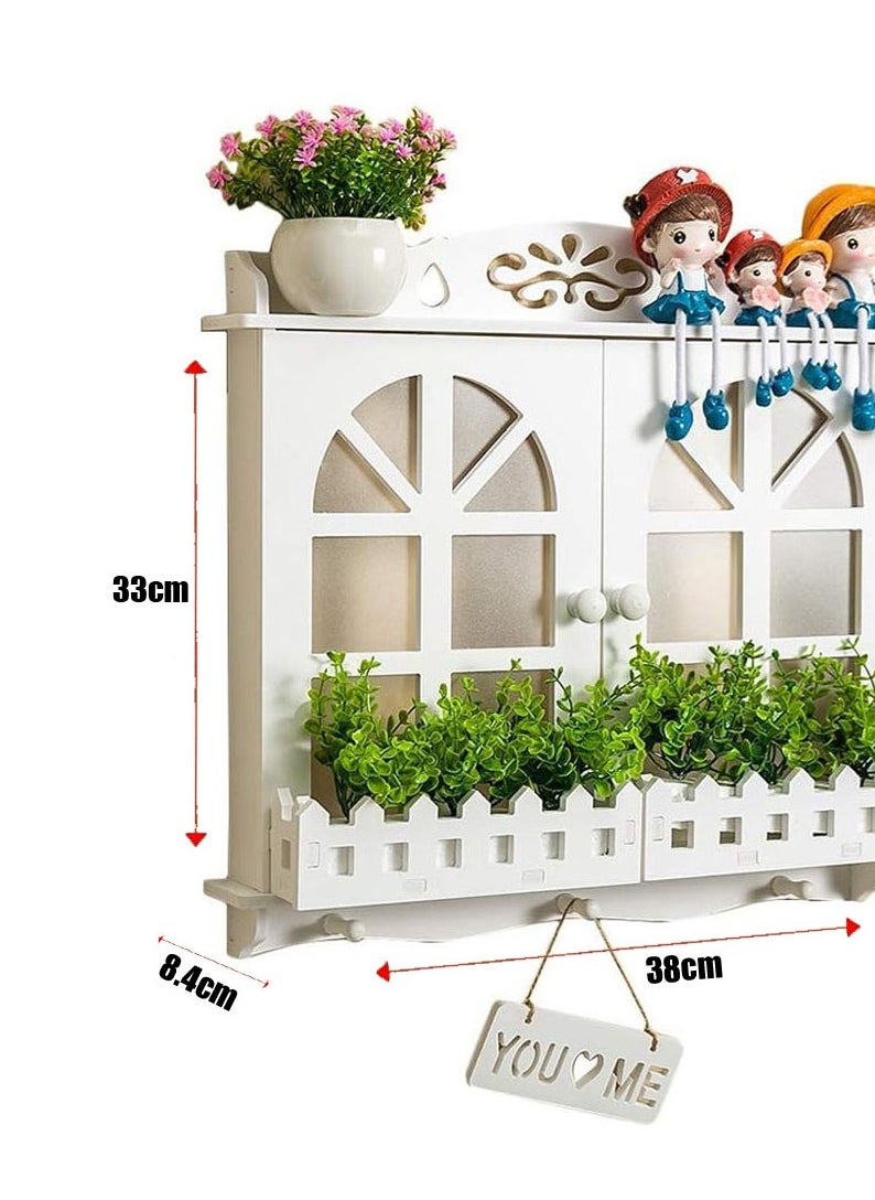 Generic FFD White Floating Wall Shelves Wall Mounted Shelf for Living Room, Bedroom, Office, Kitchen  - Image 2