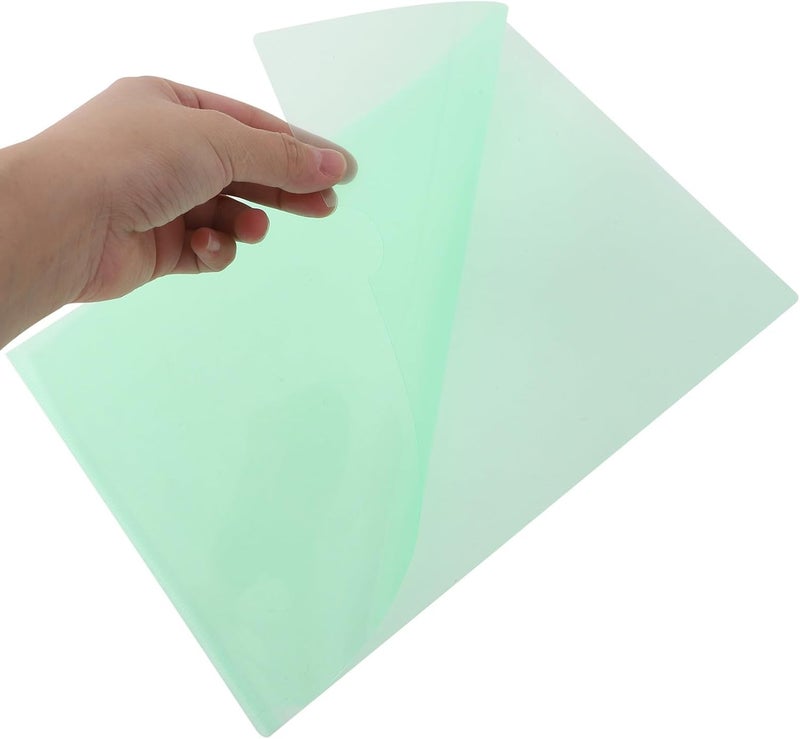 SUPVOX 24pcs A4 Plastic Document Folders, Waterproof Poly Project Sleeves, Multi-Color Paper Protectors for Office and School Filing - Image 4