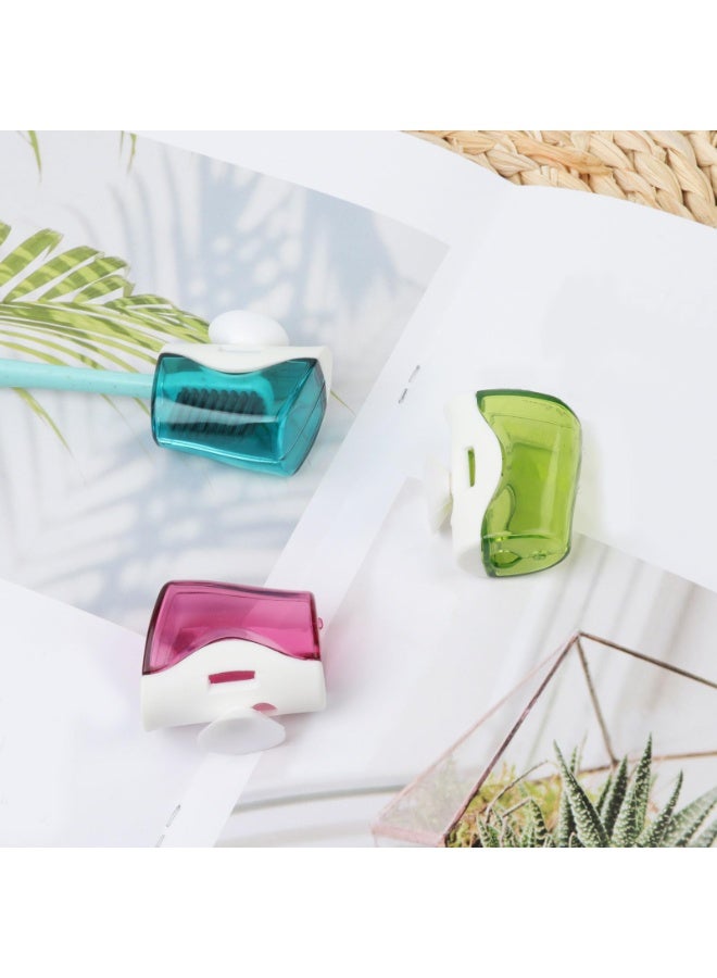 PAWSONIFY 6 Pack Travel Toothbrush Head Covers with Suction Cup Electric and Manual Toothbrush Cover Clip Portable Plastic Toothbrush Protector Cap Brush Pod Case for Traveling, Bathroom, Home - Image 5