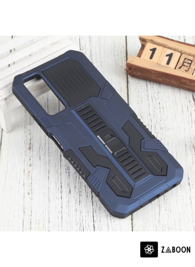 Zaboon Protective Case Cover For vivo Y51 2020 December Vanguard Warrior All Inclusive Double-color Shockproof TPU + PC  with Holder - Image 2