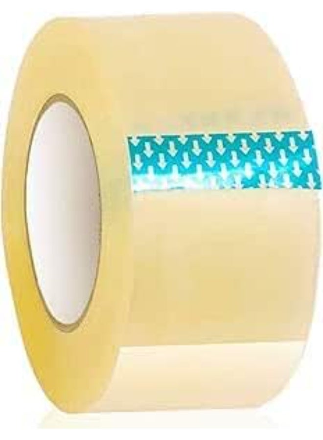EVERYWARE Clear Packing Tape 2 Inch x 50 Yards (4 PCS) Heavy Duty Strong Adhesive for Secure Parcel Sealing, Moving Boxes, Cartons, Postal Bags and Office Use, Crystal Clear Finish - Image 2
